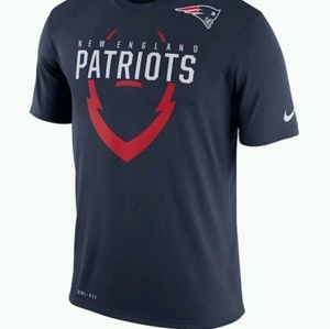 OFFER! NEW Nike Dri fit NE Patriots V Neck T Shirt